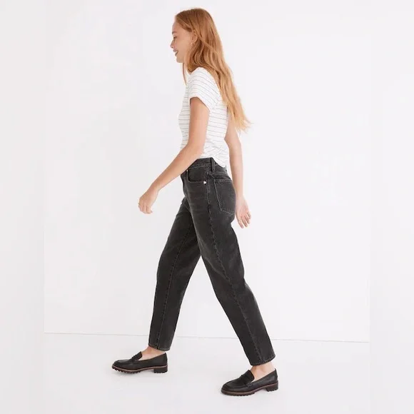 Madewell Baggy Tapered Jeans in Mackinnon Wash Size 25 - Picture 4 of 7